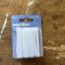 RELIABILT 8 ct, White Toilet Shims, Item 247885, Model K836-49