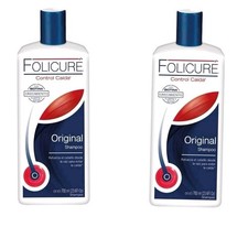 2 PACK FOLICURE ORIGINAL SHAMPOO CONTROL CAIDA CABELLO FUERTE 700 ml