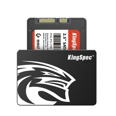 KingSpec 256GB SATA III SSD 6Gb/s, 2.5'' with 3D NAND 256GB, Black 