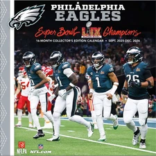 Turner Licensing,  NFL Philadelphia Eagles 2026 Wall Calendar, 12'' X 12'', 12-M