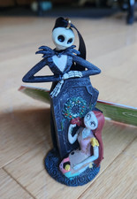 Disneystore Ornamento Jack Skellington & Sally Tombstone 301937 NUEVO