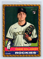 Chase Dollander Rookie 2025 Topps Heritage High Numbers Color of the Year /76