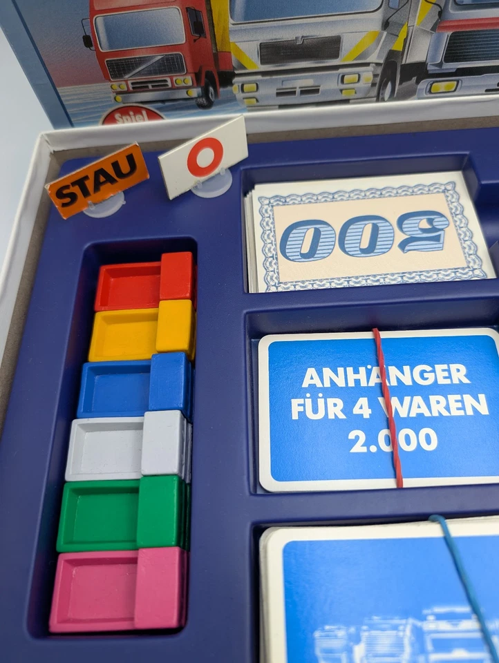 FX Schmid - AUF ACHSE Das Spiel um Brummis, Frachten und Moneten 🎲 Vintage 1987 - Bild 4 von 4