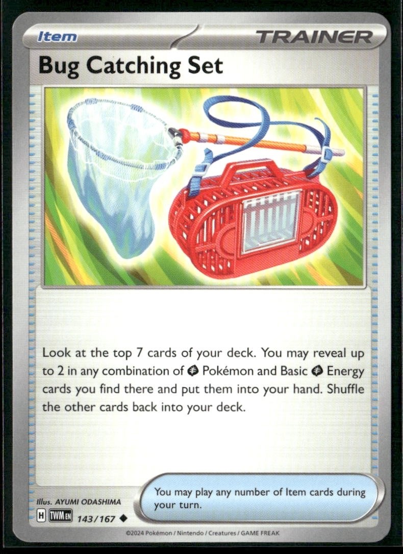 Bug Catching Set 143/167 Twilight Masquerade Regular Pokemon TCG