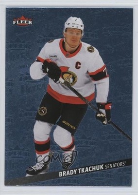 2025-26 Upper Deck Fleer Ultra Medallions Platinum 1/100 Brady Tkachuk #M-6 1u4c