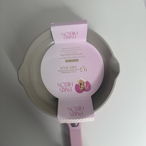 Paris Hilton 9.5 Inch Cast Aluminum Pink Fry Pan - Picture 11 of 11