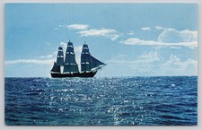 St. Petersburg FL Bounty Ship Mutiny on the Bounty MGM Postcard SC8328