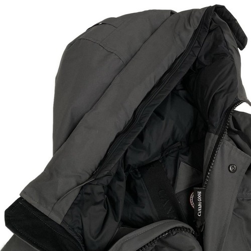 Auth CANADA GOOSE - 2080M Dark Gray polyester, down Men's Down Jacket - Picture 5 of 10