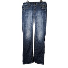 Vigold Embellished Boot Cut Faded Jean Junior Womens Size 11