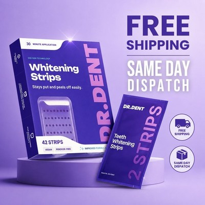 Dr DENT Original BEST PRICE Zahnaufhellungsstreifen 14er Pack Bright Whi