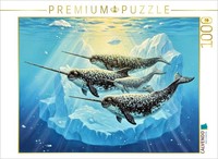 Calvendo Puzzle Narwhals In The Ocean | 1000 Pieces, Finished Size 25.2 × 18.9 I