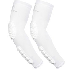 2PCS Padded Elbow Forearm Sleeves Compression Arm Protective Support