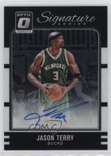 2016-17 Panini Donruss Optic Signature Series Jason Terry #23 Auto 17pt