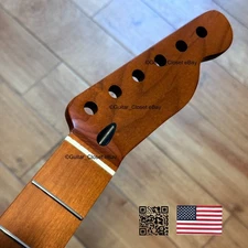 Roasted Maple Tele Neck Satin Telecaster Fits Warmoth & Fender Bodies  TM0Z