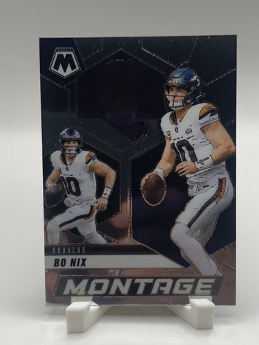 Bo Nix [Mosaic] #24 2025 Panini Mosaic Montage card