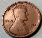 1914 - Lincoln Cent GOOD looking coin