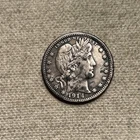 1914-D Barber Quarter VF Details Silver 25c QA
