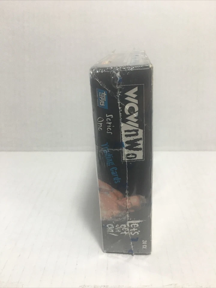 Topps WCW nWo 1998 caja de cera sellada Hulk Hogan Bill Goldberg Chris Jericho radiocontrol Foto 4 de 4