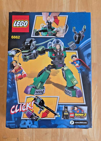 LEGO 6862 Superman vs Power Armor Lex NEW SEALED Retired Wonder Woman Set NISB