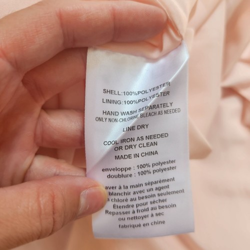 White by Vera Wang One Shoulder Full Length Bridesmaids Dress Pink Size 22 - Bild 7 von 8
