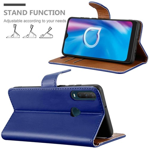 For Alcatel 1S 2020 Phone Case Leather Wallet Book Flip Stand Cover - Picture 21 of 73