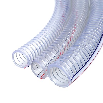 Reinforced Flexible Braided PVC Hose Food Grade Non-Phthalate