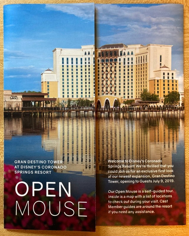 Gran Destino Tower at Disney's Coronado Springs Resort Cast Member Open Mouse