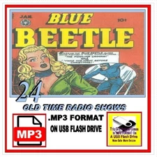 THE BLUE BEETLE 24 Choice Oldtime Radio Crime Shows MP3 On USB Flash Drive