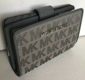 grey mk wallet