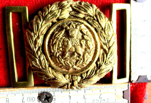 deutsche Kolonien Kolonialkriegerbund altes Koppelschloss Feldbinde Löwenorden - Bild 1 von 4