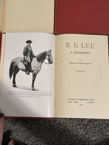R.E. Lee: A Biography, 4 Vol Set HC Douglas Freeman; 1949, Scribners, Schuber - Bild 8 von 11