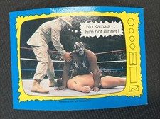1987 Topps WWF The Superstars Speak! #70 Kamala - Wrestling WWE