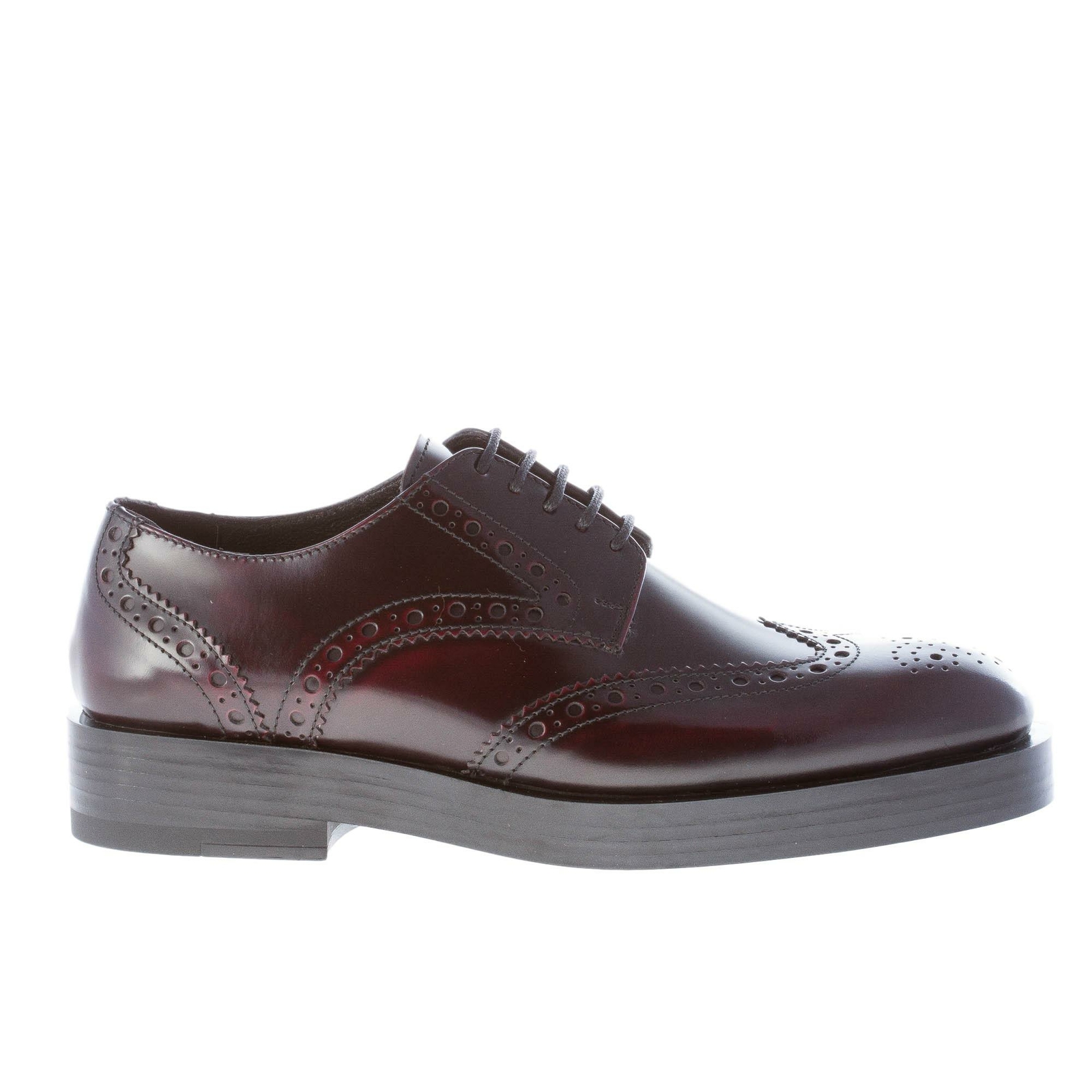 Женская обувь STRIKE FIRENZE damen schuhe из полированной кожи бордо в стиле дерби на кончиках пальцев