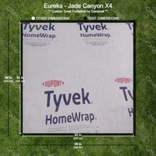 Tyvek Footprint for the Eureka Jade Canyon X4 Tent