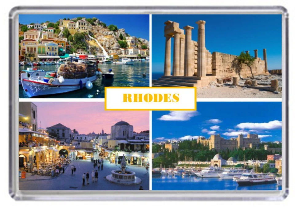 Rhodes, Greece Fridge Magnet 01