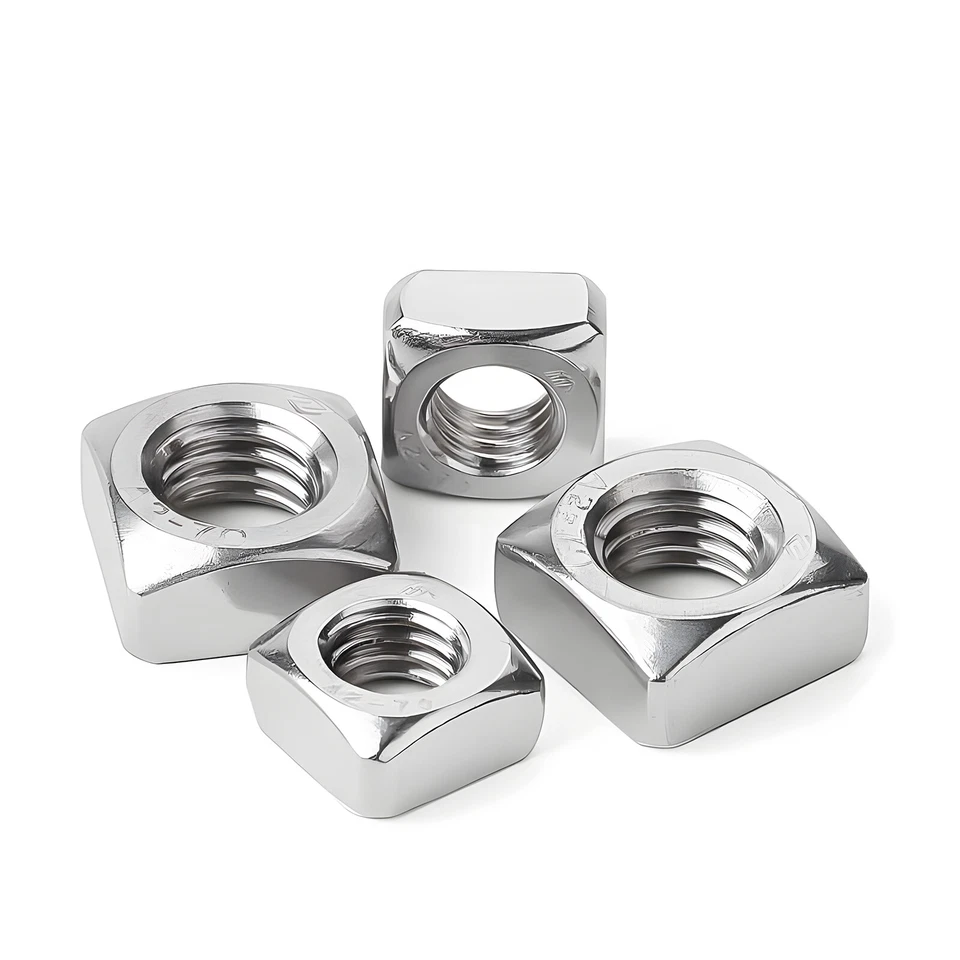 Vierkantmuttern DIN 557 Edelstahl A4 V4A M3 M4 M5 M6 M8 M10 M12 Vierkantmutter - Bild 4 von 4