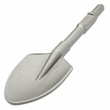 Clay Spade Scoop -1-1/8" Hex Shank 5" Rounded end 65mm