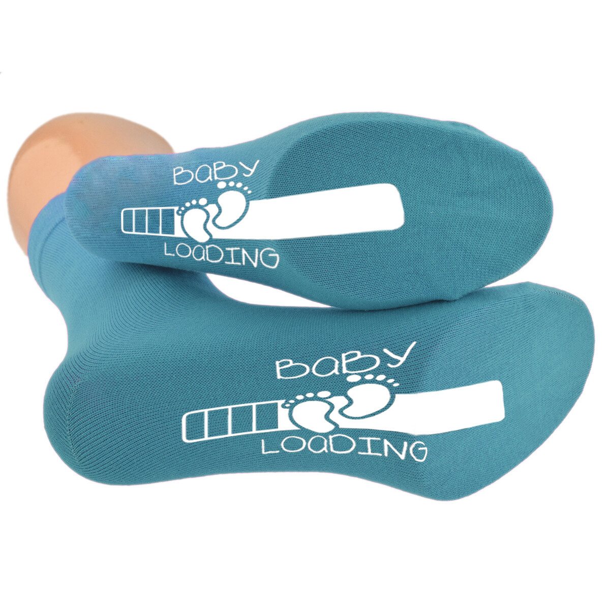 SAOLA Turquoise Baby Loading Sole Print Mum To Be UK Adult Size 4 8 X6N1004