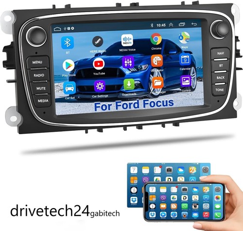 7" Autoradio GPS WIFI USB Für Ford C/S-Max Mondeo Focus Galaxy Kuga Android 4GB - Bild 3 von 6