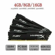 4 GB 8 GB 16 GB DDR4 2133/2400/2666/3200 MHz Desktop DIMM 288-pin Memory Non-ECC