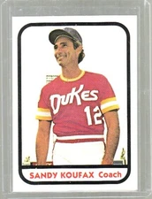 1981 TCMA ALBUQUERQUE DUKES Sandy KOUFAX single CARD HOF  - #Rk4Rw2C1#A3L - RARE