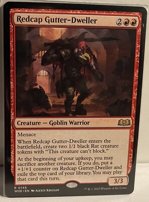 Redcap Gutter-Dweller 146 Wilds of Eldraine (WOE)  MTG engl.