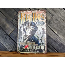 Big Dog Retrieval Service Sign - Labrador Retriever Sign - 8 x 12 in