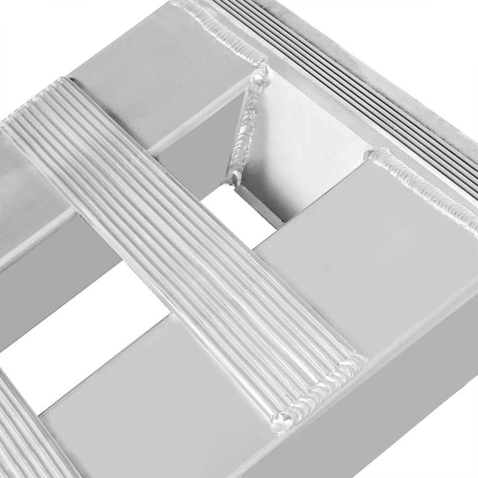 80" X 15" X 2.3" Ramps Aluminum 6000 LBS Silver Truck Trailer Hook End – Ramptek