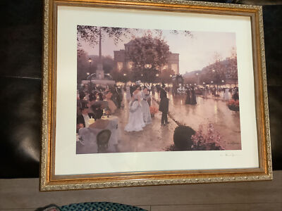 Hand-Signed C. Kieffer A Wedding - Party Notre Dame, Paris