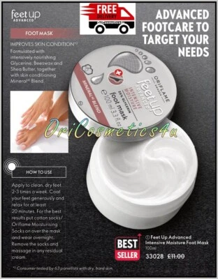 Oriflame Feet Up Advanced Intensive Moisture Foot Mask