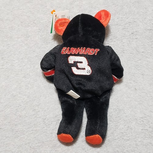 Dale Earnhardt GoodWrench Bean Bag Bear #3 Team Salvino's Racing 9" With Tags - Picture 2 of 5