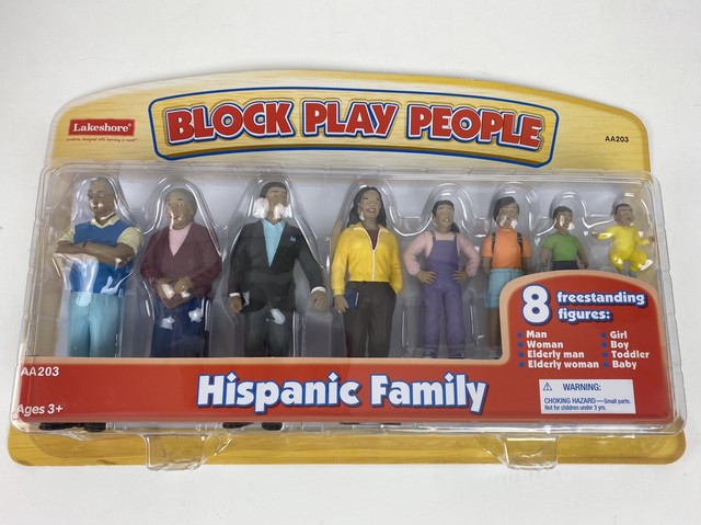 hispanic dollhouse family