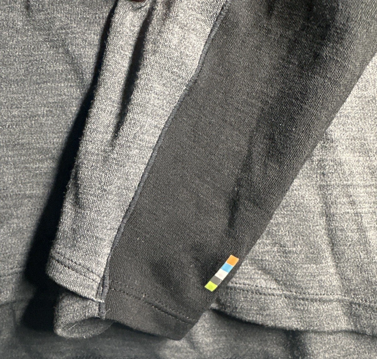 smartwool quarter zip merino wool holes sweater