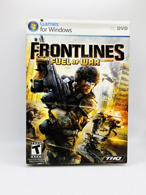 #ad Frontlines Fuel of War PC DVD Game Windows Computer Retro THQ FPS Shooter 2008 $14.39